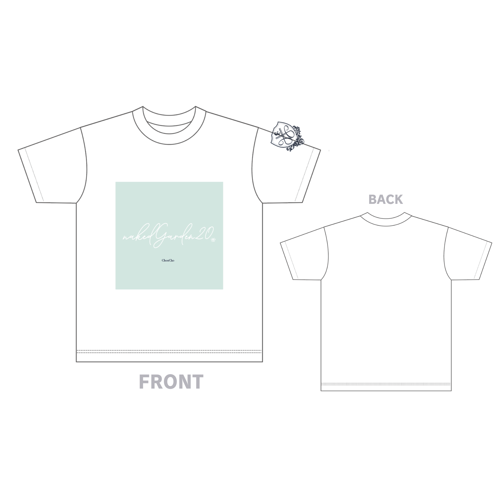 「naked garden」vol.20 Tシャツ